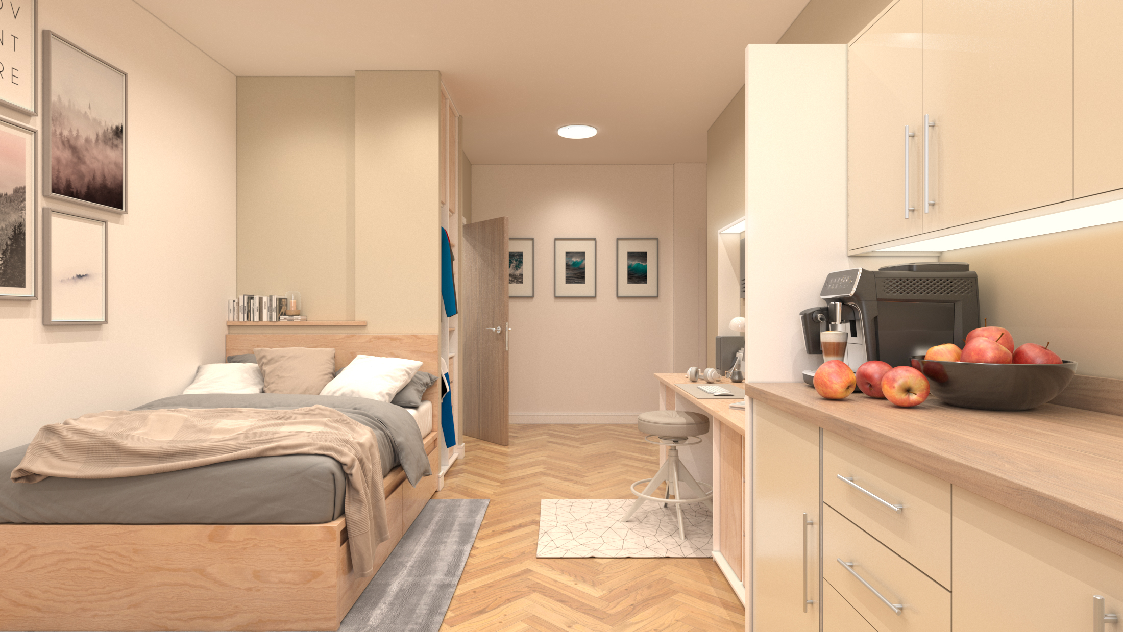 Studio Student Accommodation | Broadgate House Nottingham